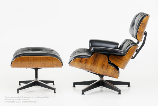 Eames Herman Miller 670 671 lounge chair & ottoman Photograph 2023 Graham Mancha